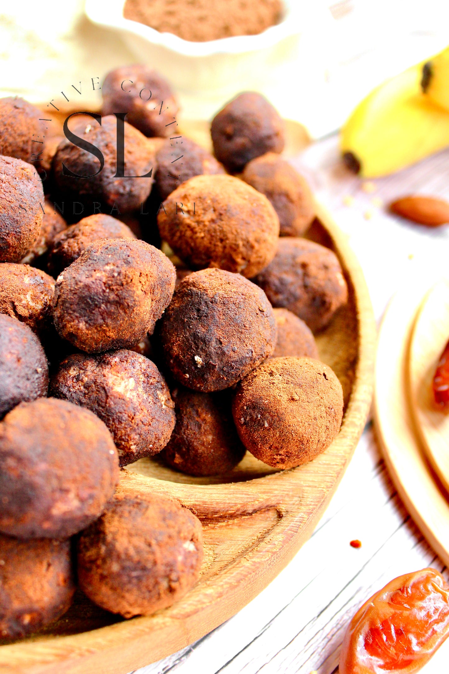 Raw Vegan Truffles Snack - Set 1 of 4