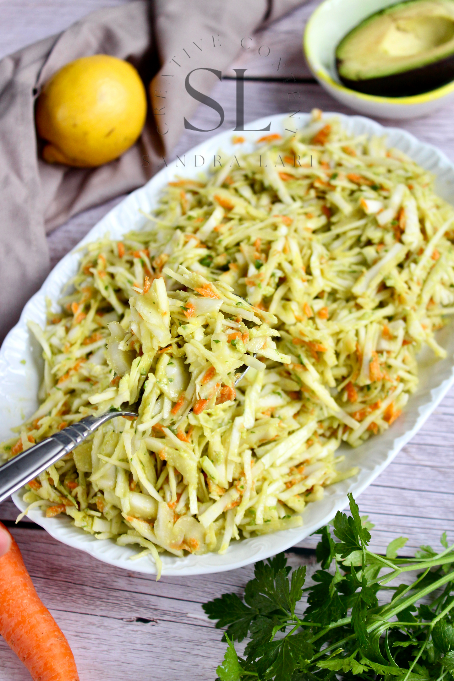 Spicy&Creamy Avocado Cabbage Salad - Exclusive