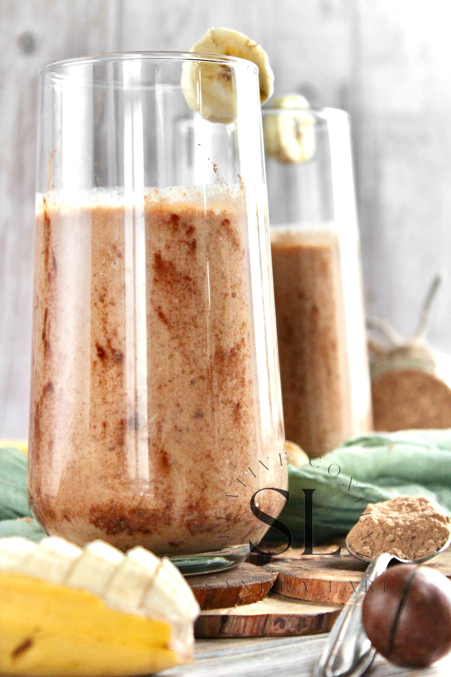 Luxury Raw Carob Smoothie - Set 4 of 4