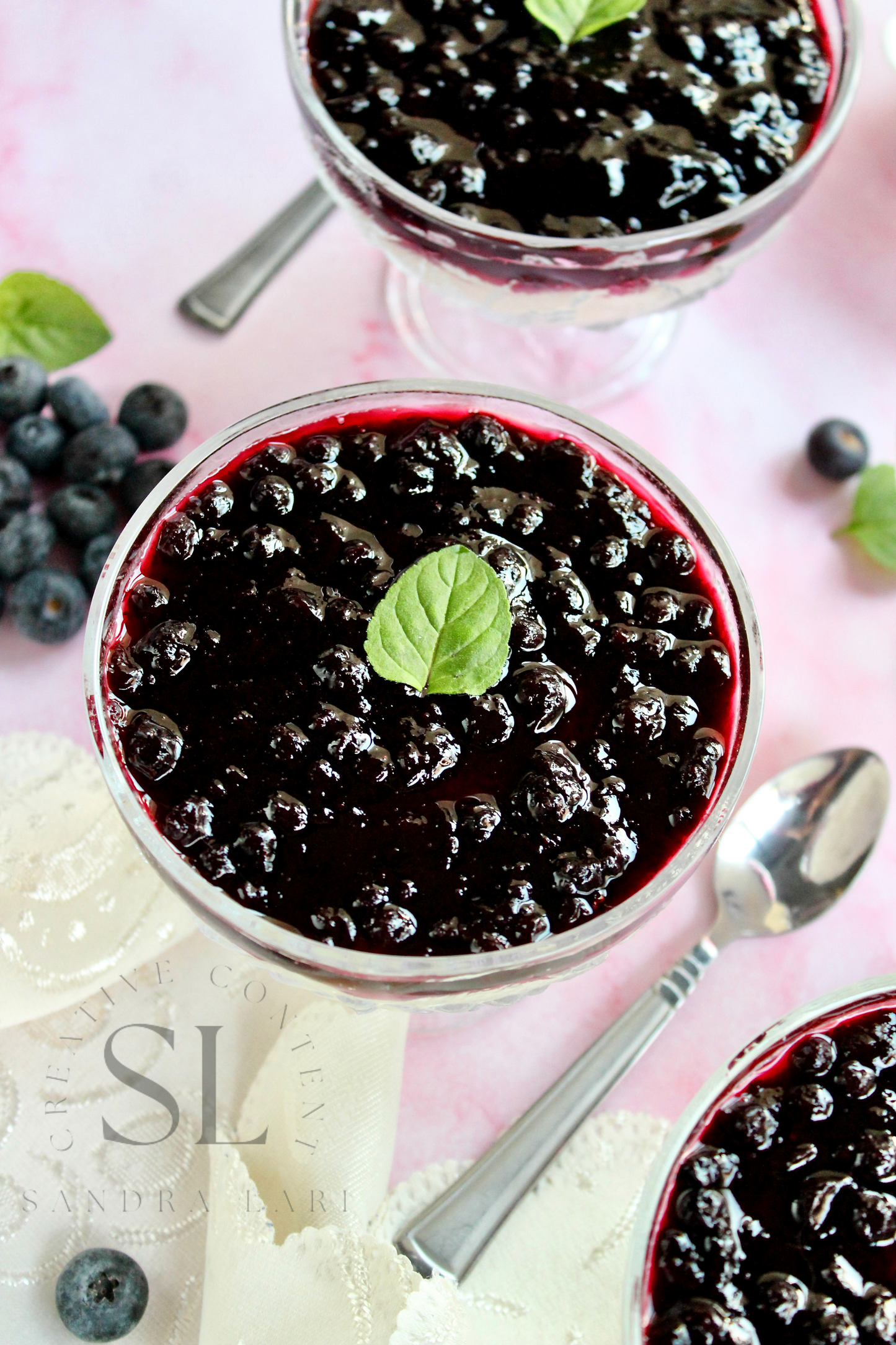 Healthy Blueberry Pudding Dessert - Exclusive