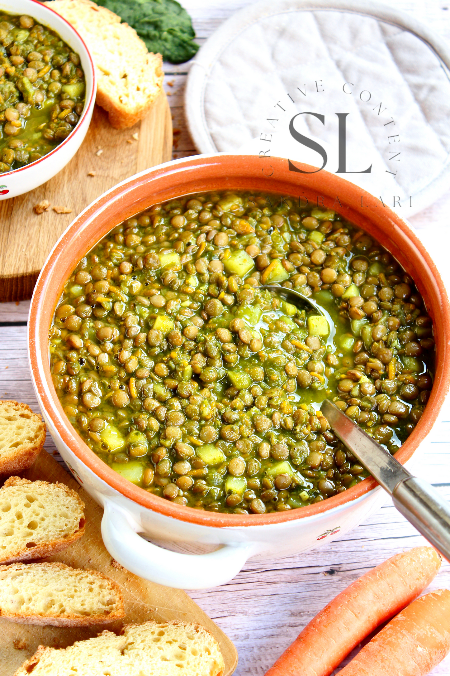 Spinach Lentil Soup - Set 2 of 3