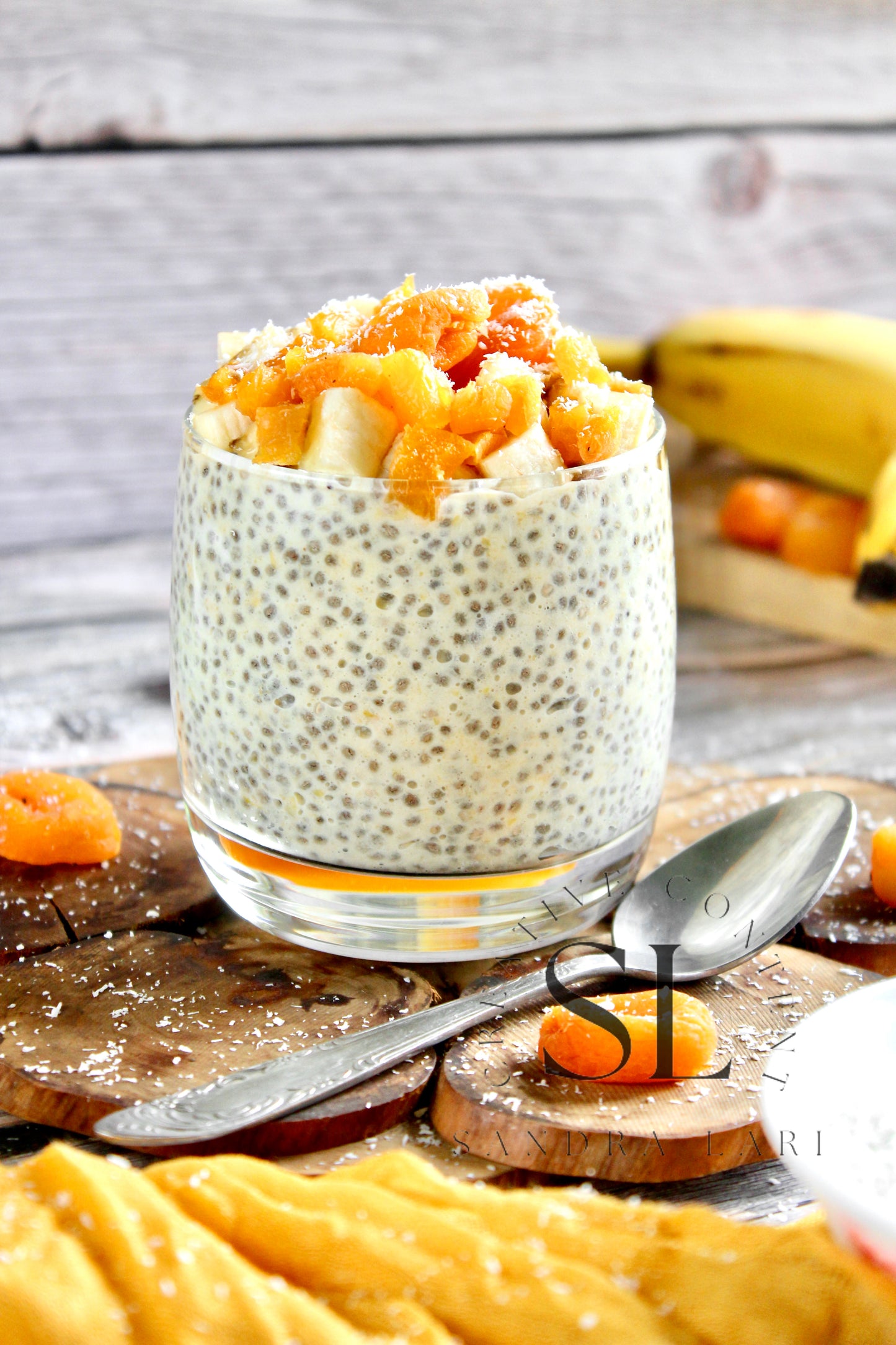 Dried Apricot Chia Pudding - Set 3 of 3