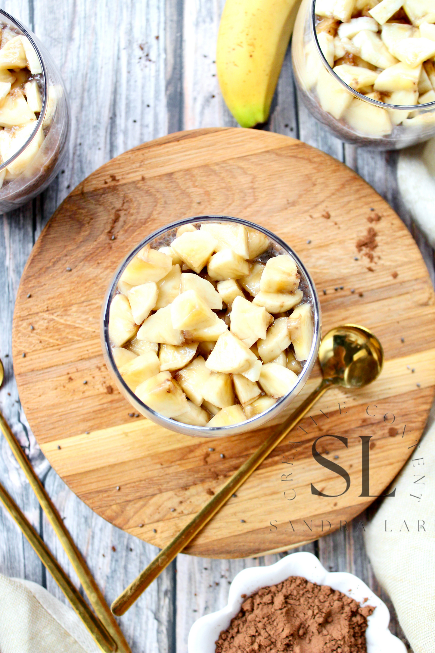 Banana Carob Chia Pudding - Exclusive