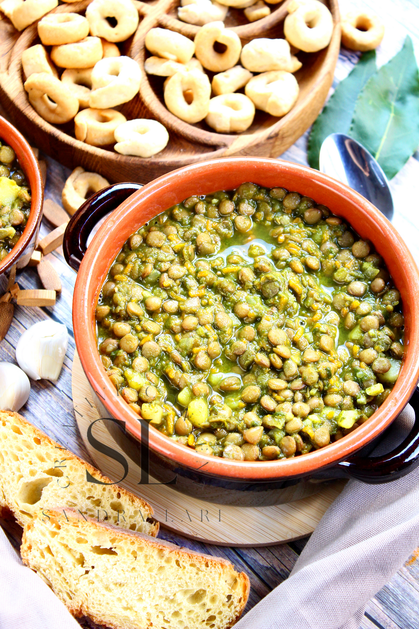 Spinach Lentil Soup - Set 3 of 3