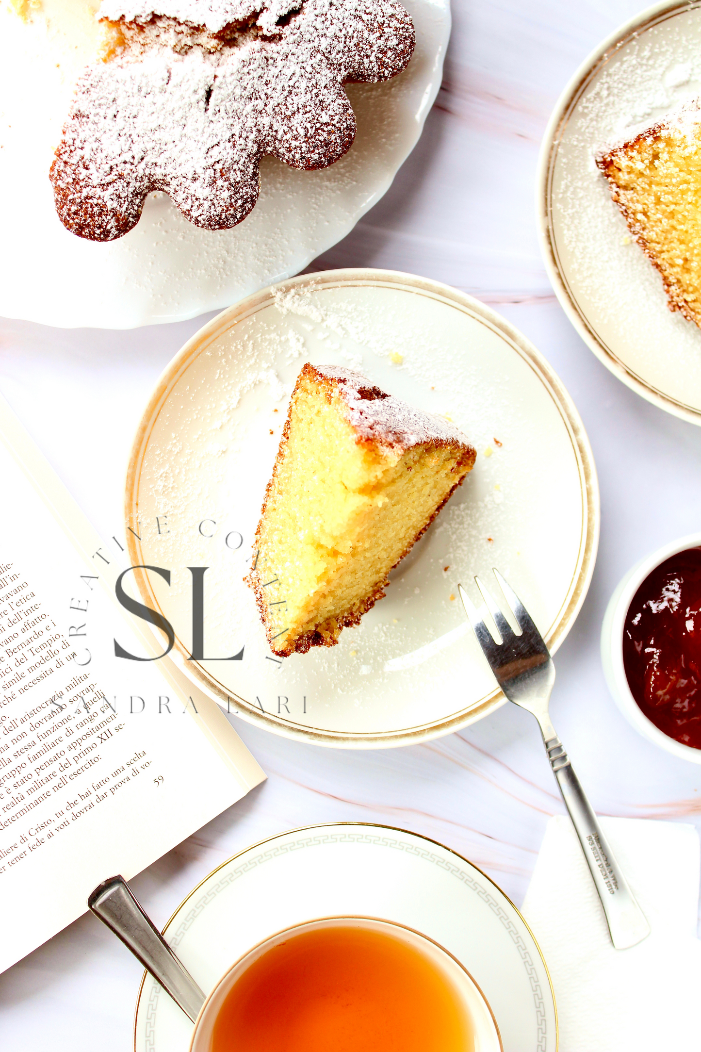 Healthy Eggless Semolina Cake Set 2 of 2