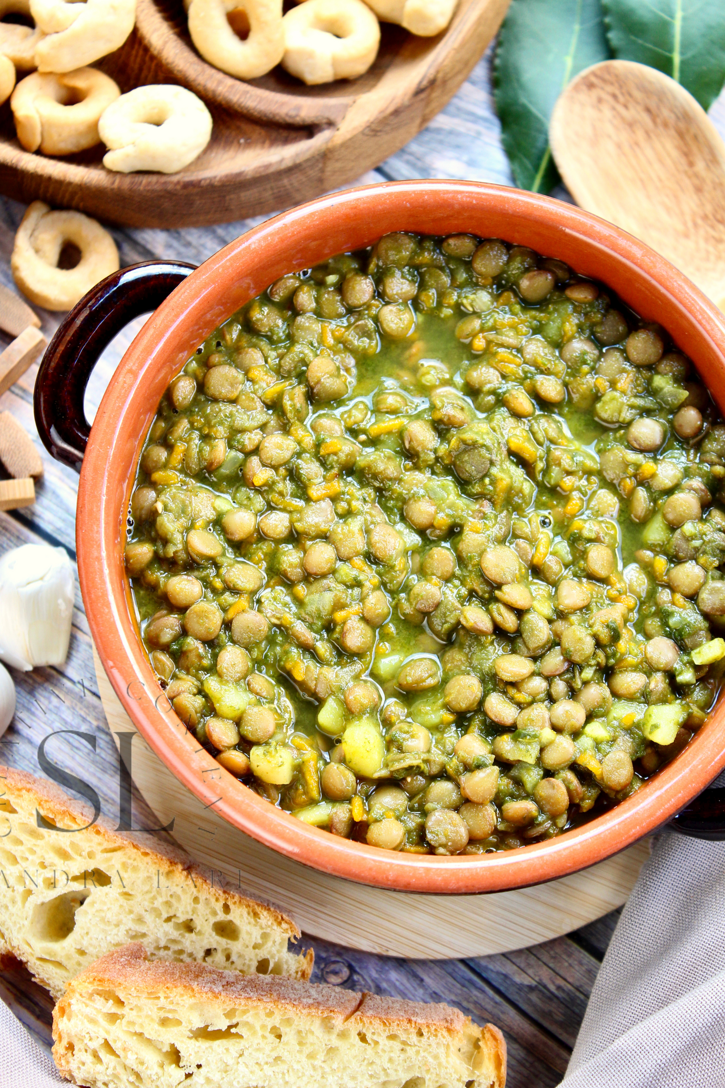 Spinach Lentil Soup - Set 3 of 3