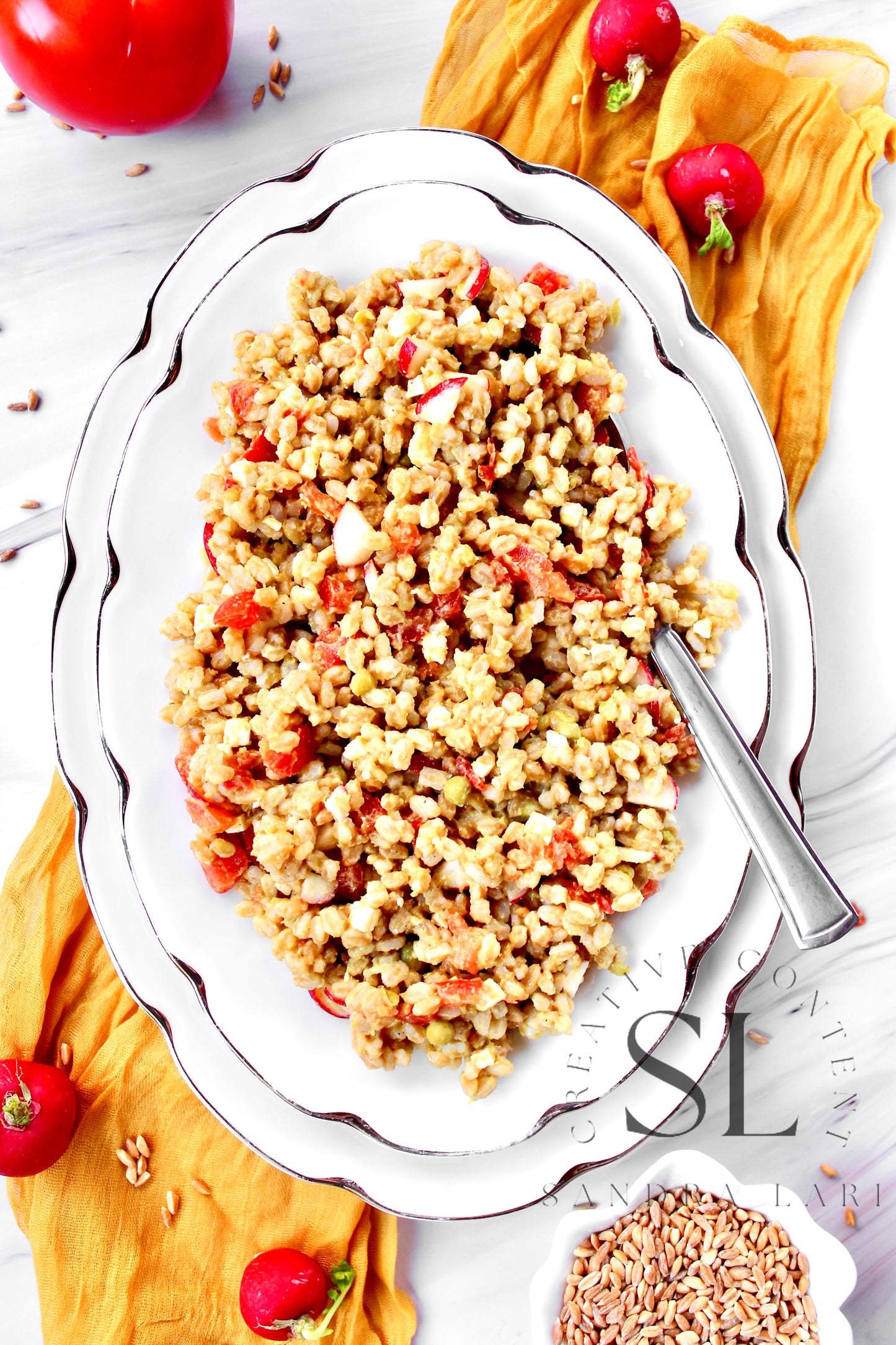 Farro Salad With Spring Vegetables - Set 3 of 3