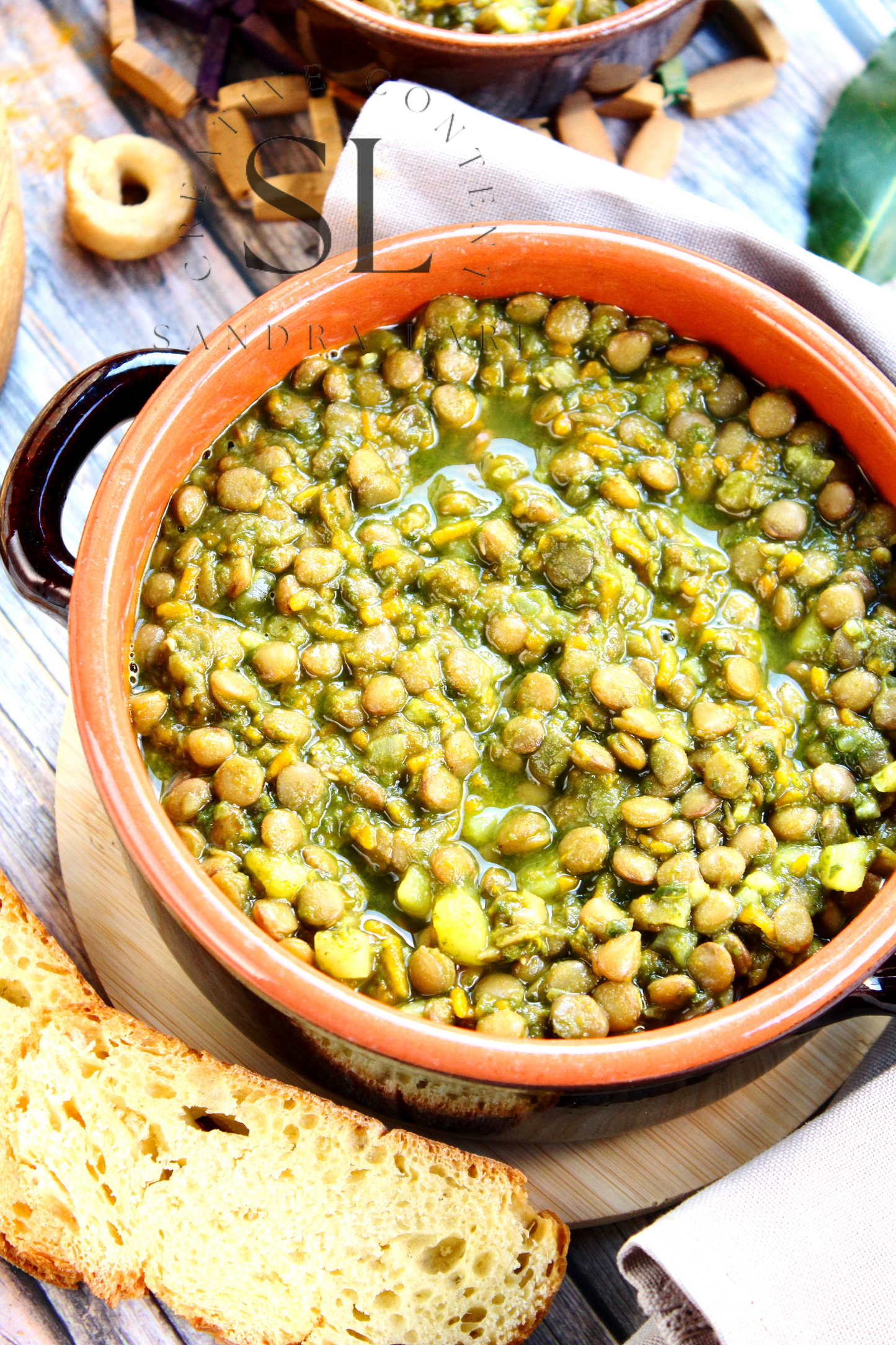 Spinach Lentil Soup - Set 3 of 3