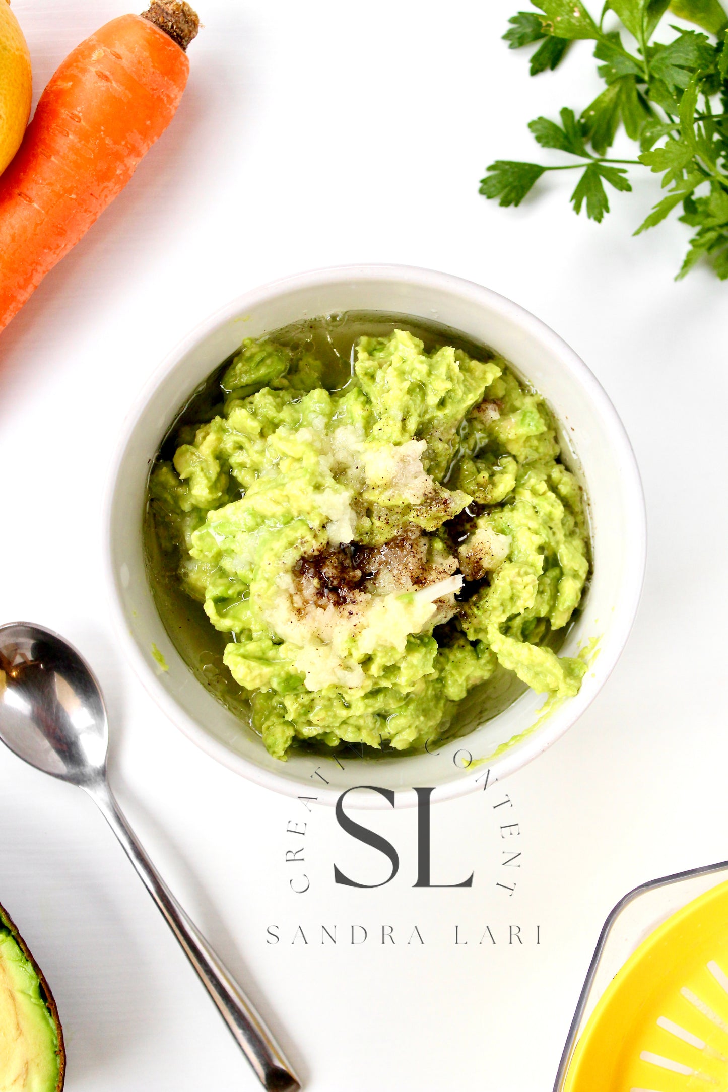 Creamy Avocado & Garlic Coleslaw - Set 1 of 4
