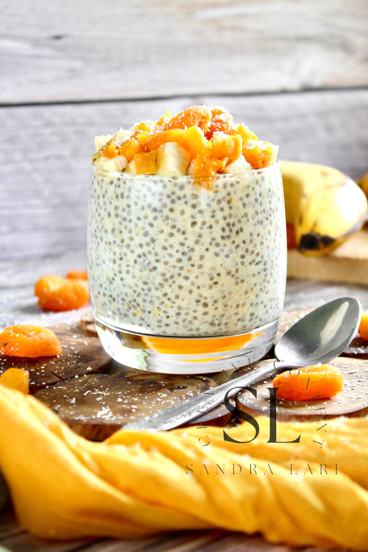 Dried Apricot Chia Pudding - Set 3 of 3