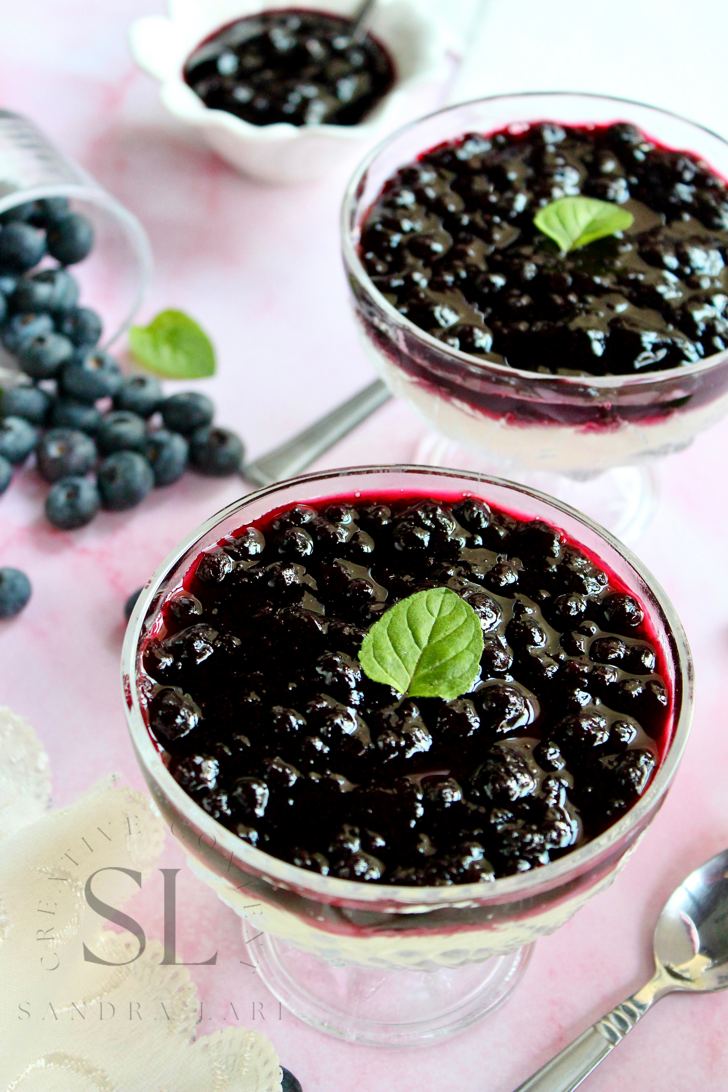 Healthy Blueberry Pudding Dessert - Exclusive