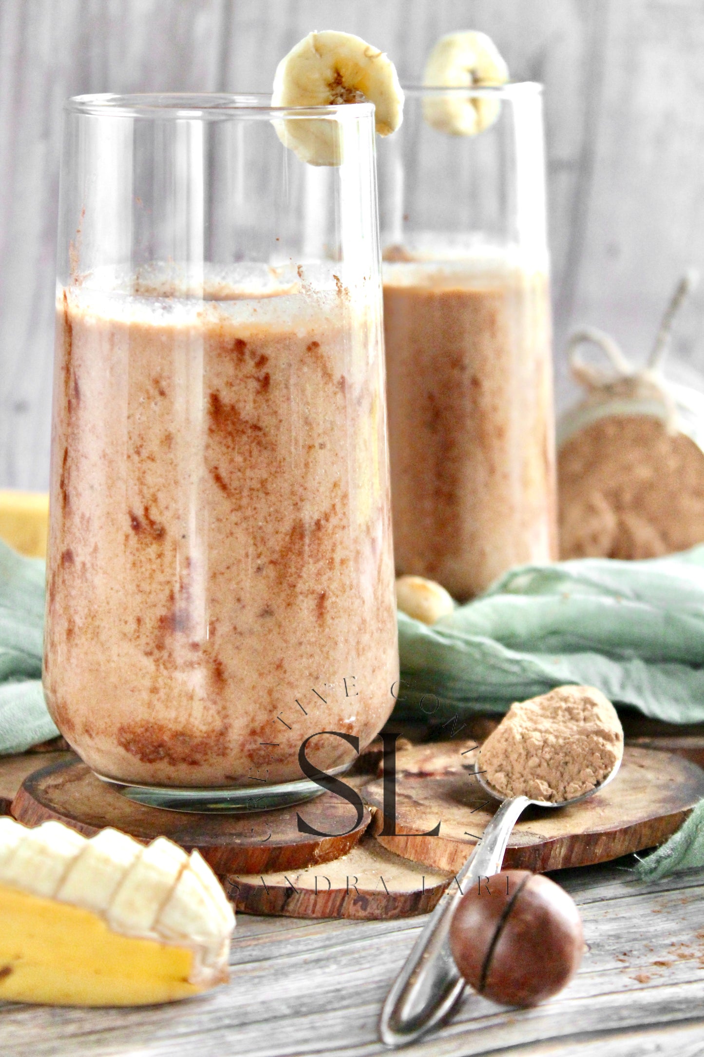 Luxury Raw Carob Smoothie - Set 4 of 4