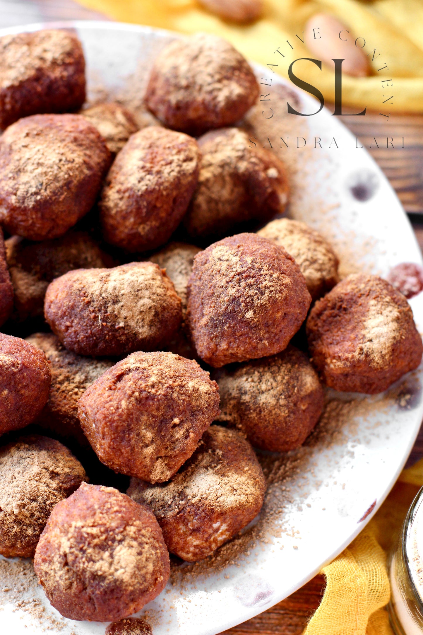 Raw Vegan Truffles Snack - Set 3 of 4