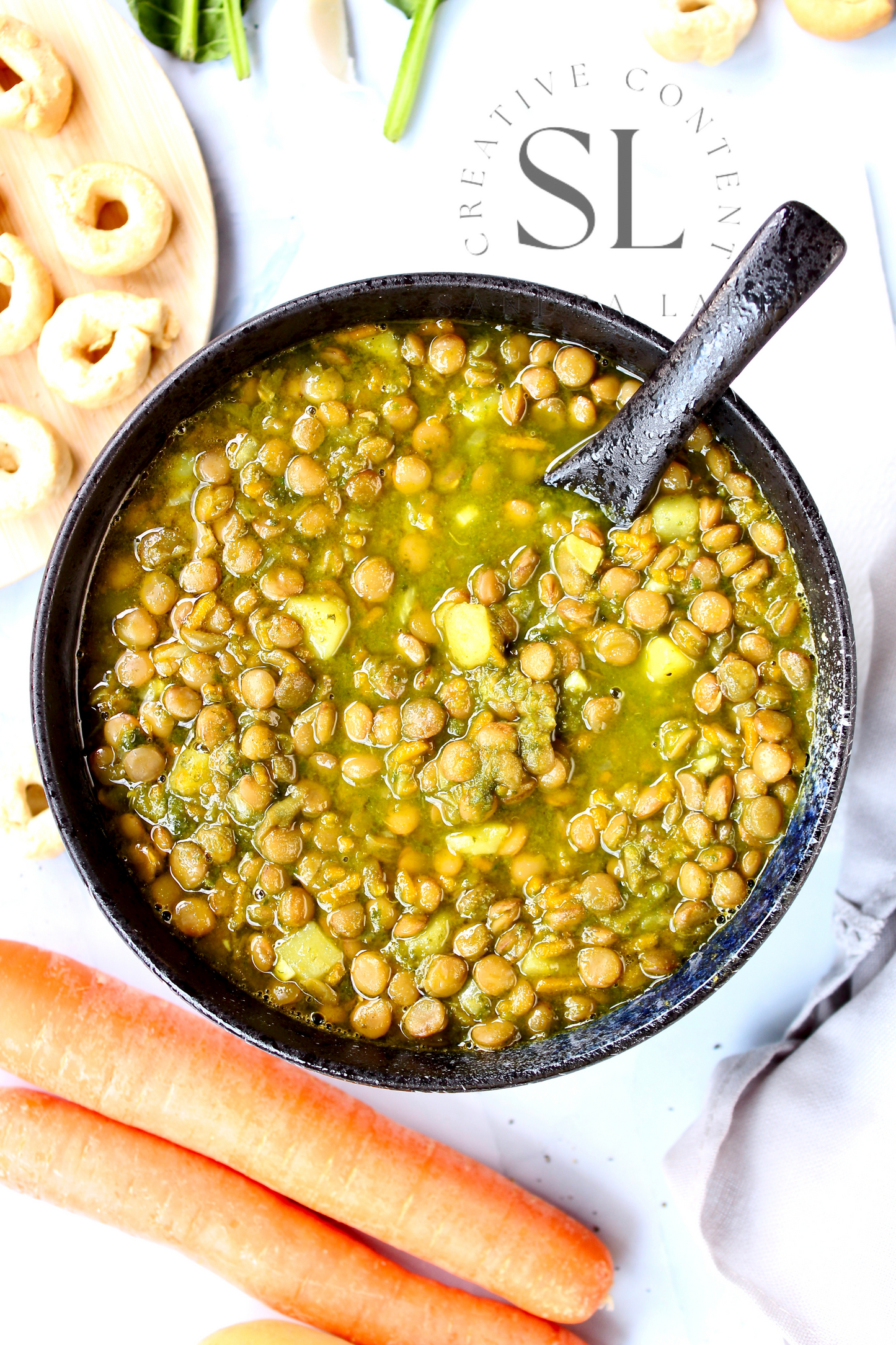 Spinach Lentil Soup - Set 1 of 3