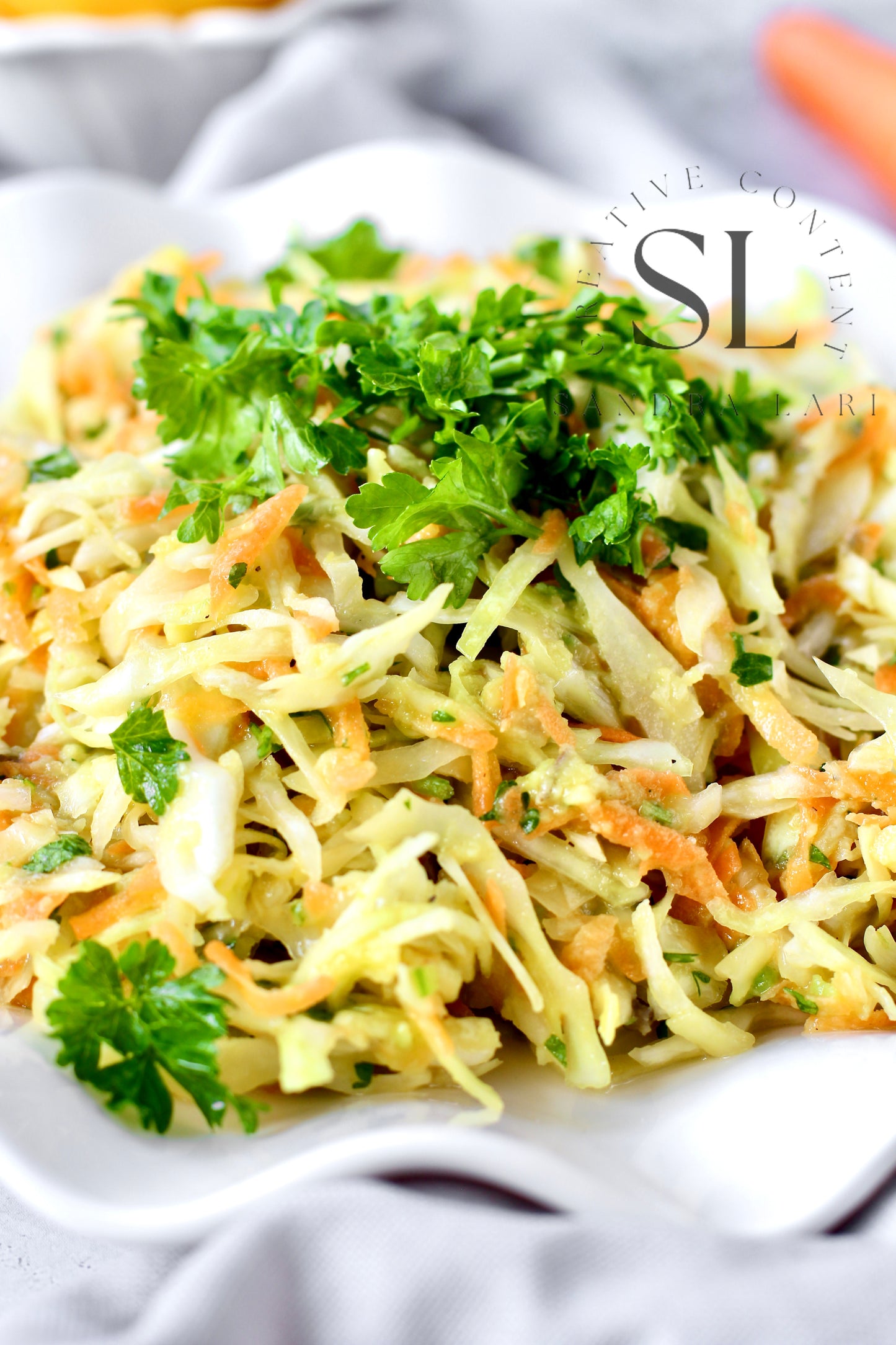 Creamy Avocado & Garlic Coleslaw - Set 3 of 4
