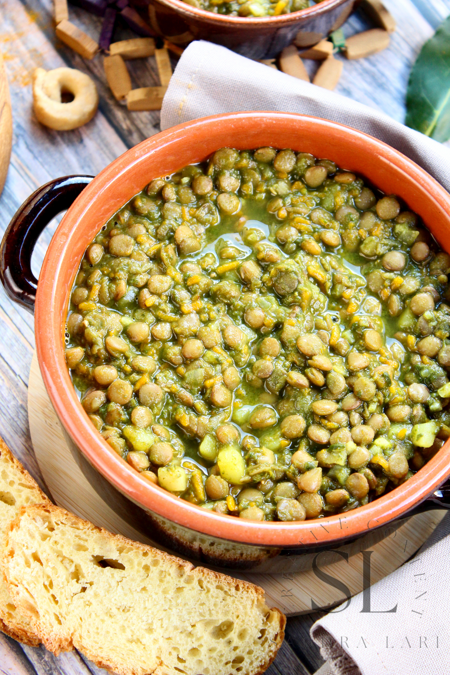 Spinach Lentil Soup - Set 3 of 3