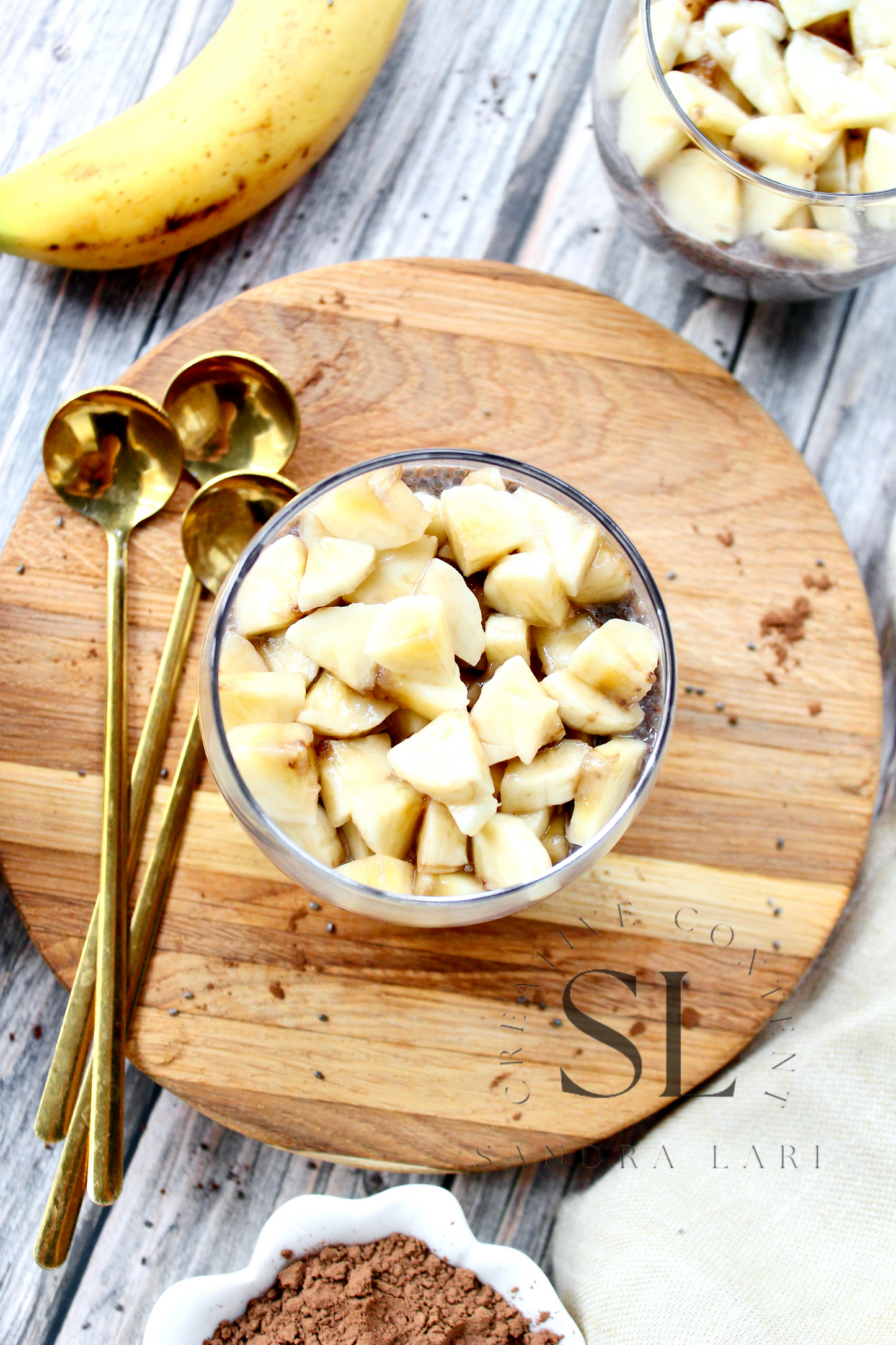 Banana Carob Chia Pudding - Exclusive