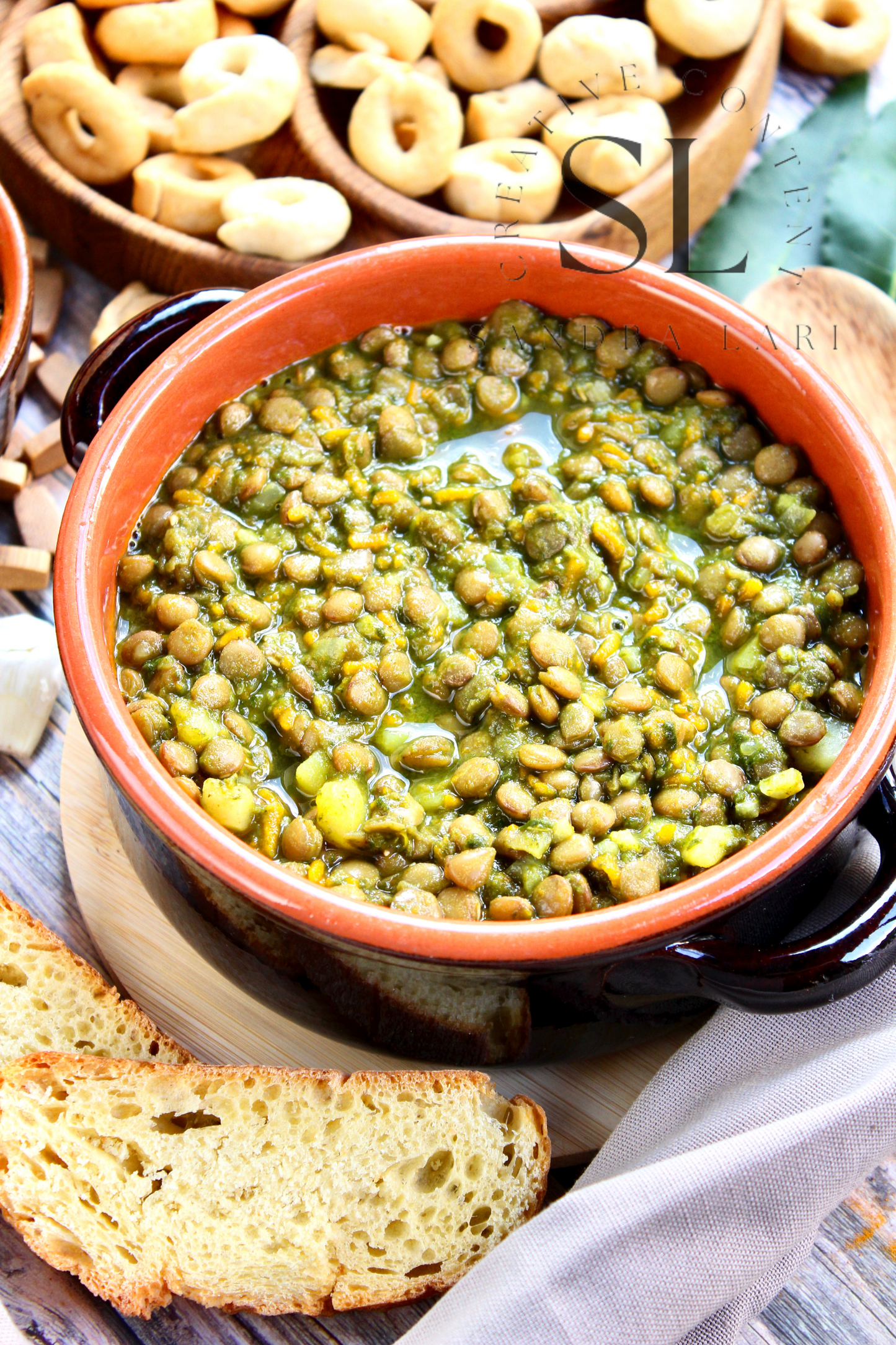 Spinach Lentil Soup - Set 3 of 3