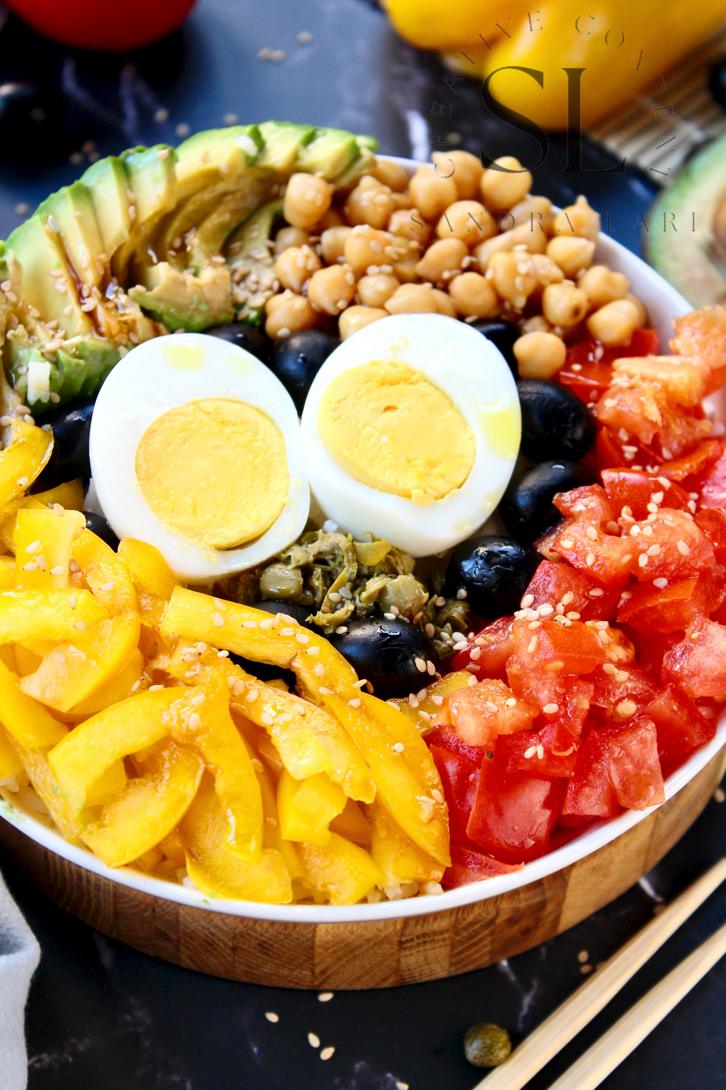 Vegetarian Mediterranean Poke Bowl - Exclusive