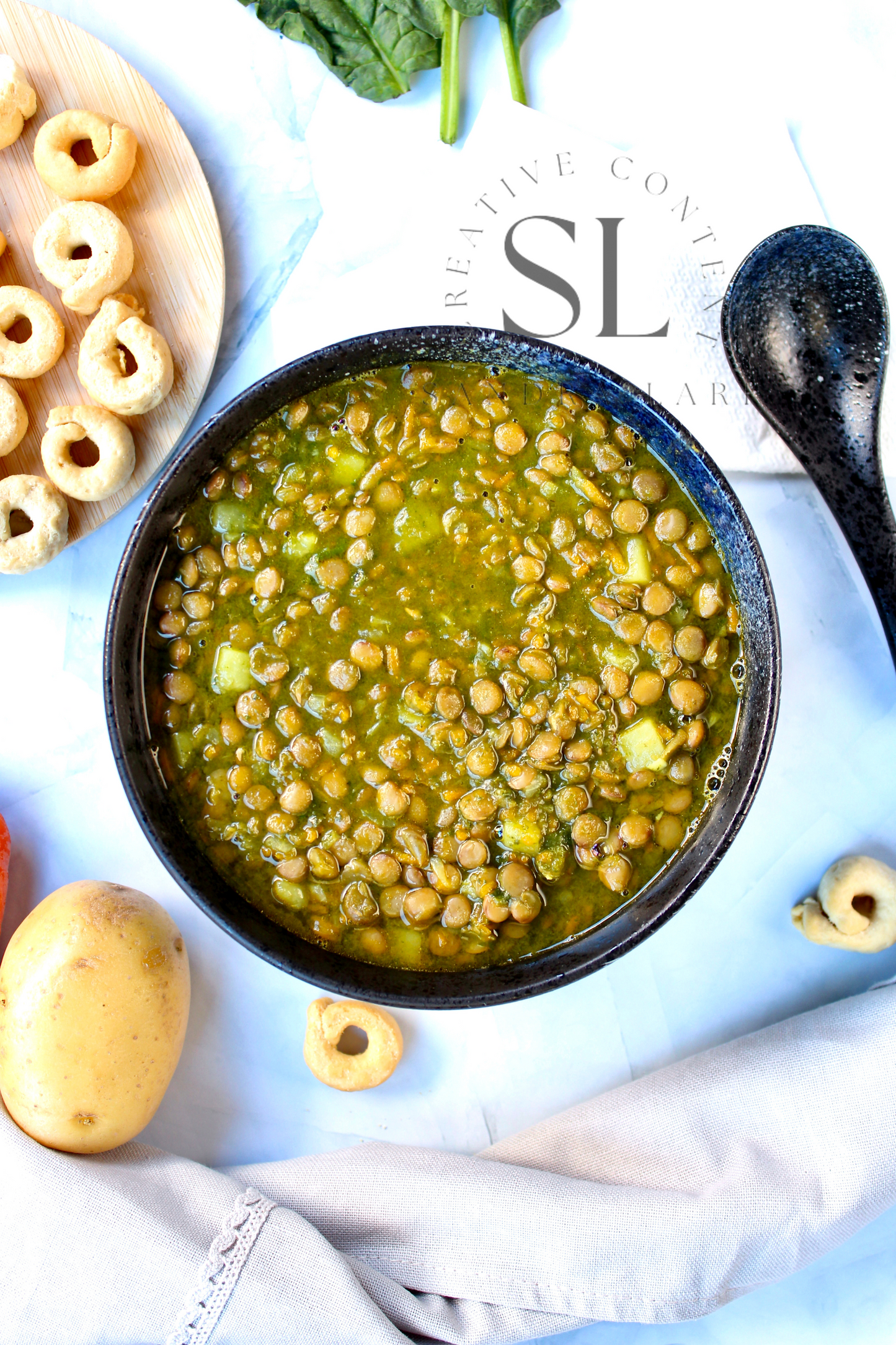 Spinach Lentil Soup - Set 1 of 3