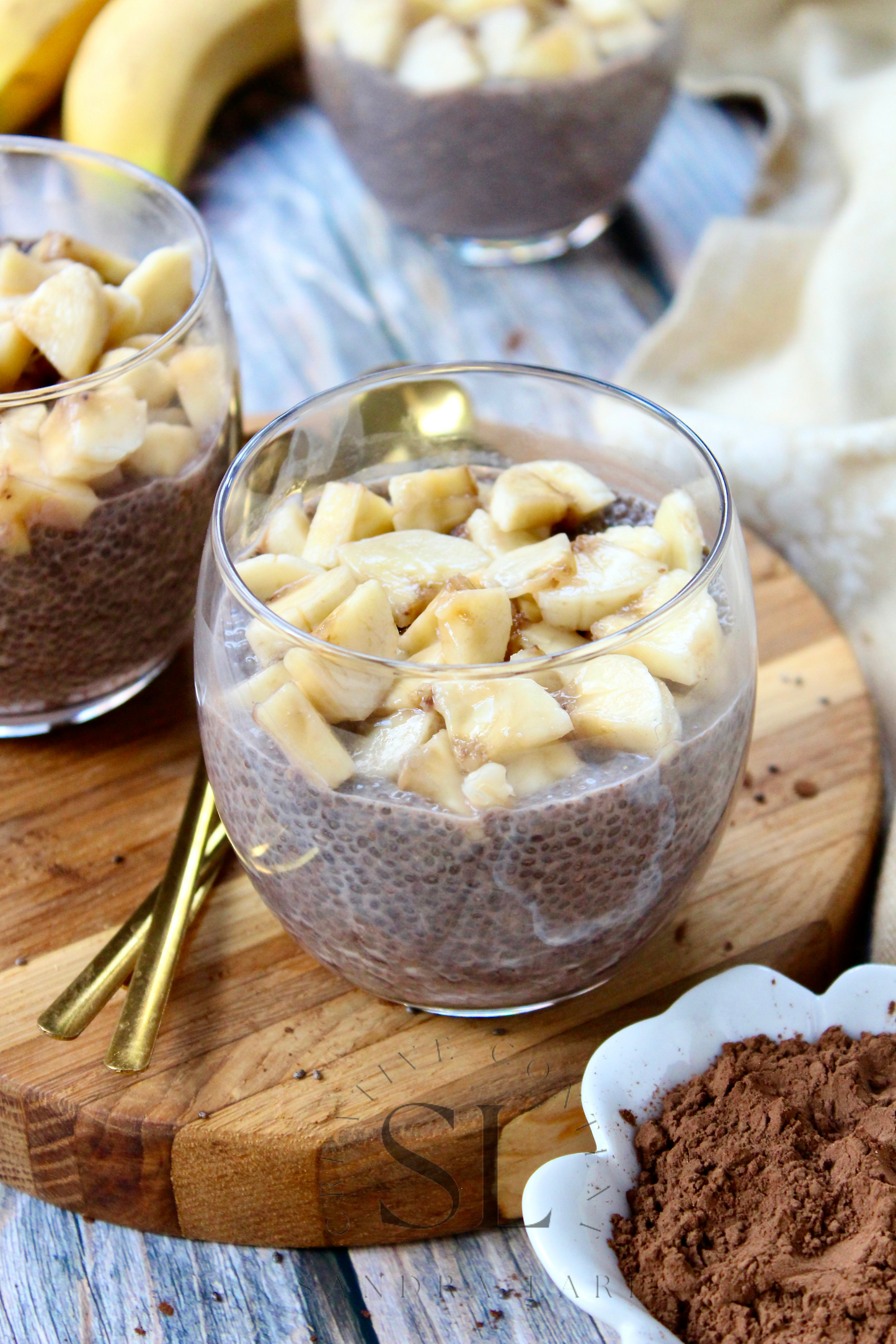 Banana Carob Chia Pudding - Exclusive