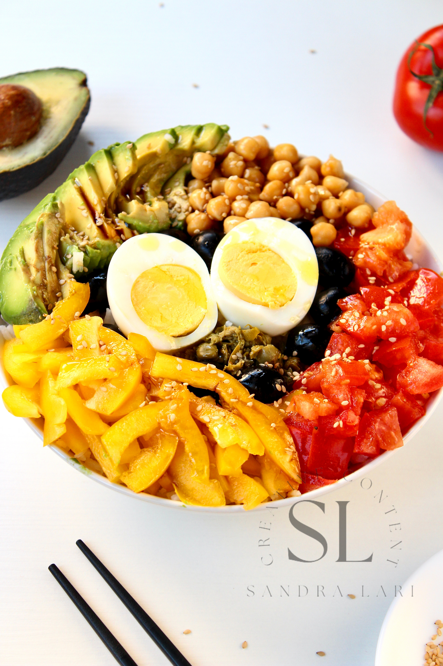 Vegetarian Mediterranean Poke Bowl - Exclusive