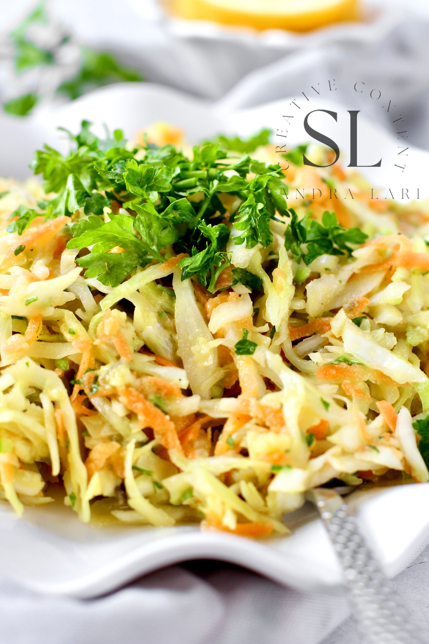 Creamy Avocado & Garlic Coleslaw - Set 3 of 4