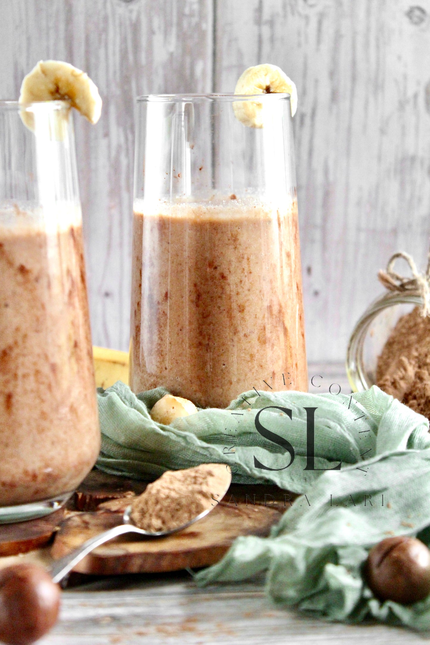 Luxury Raw Carob Smoothie - Set 4 of 4