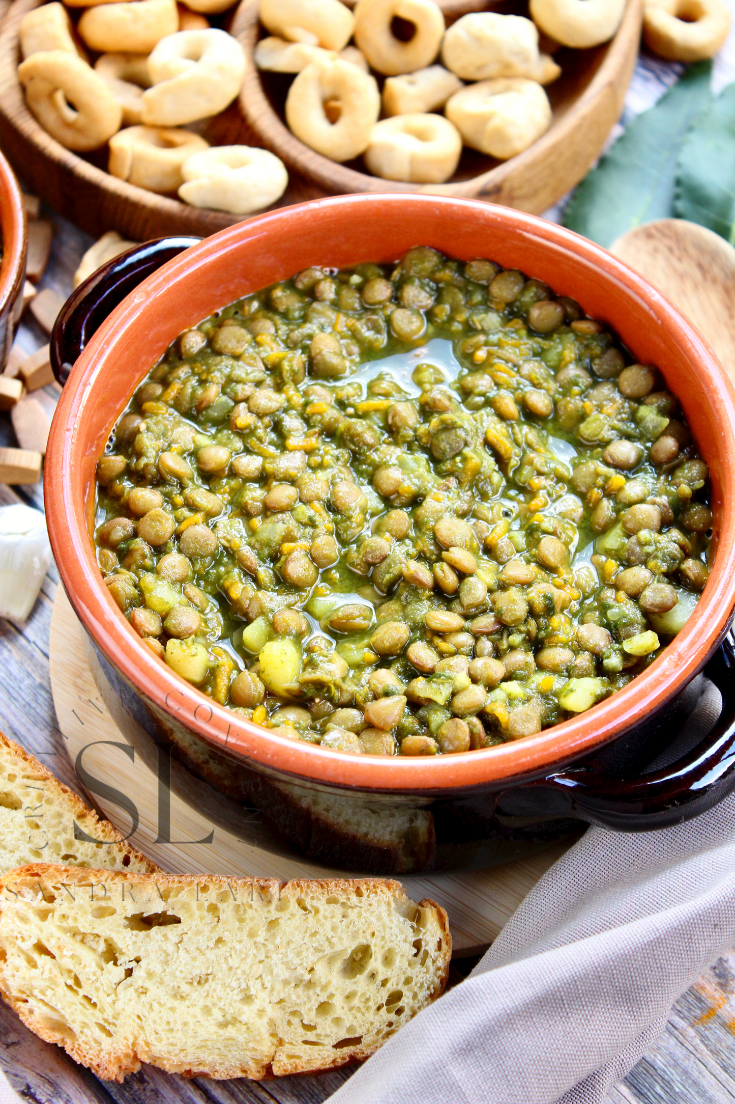 Spinach Lentil Soup - Set 3 of 3