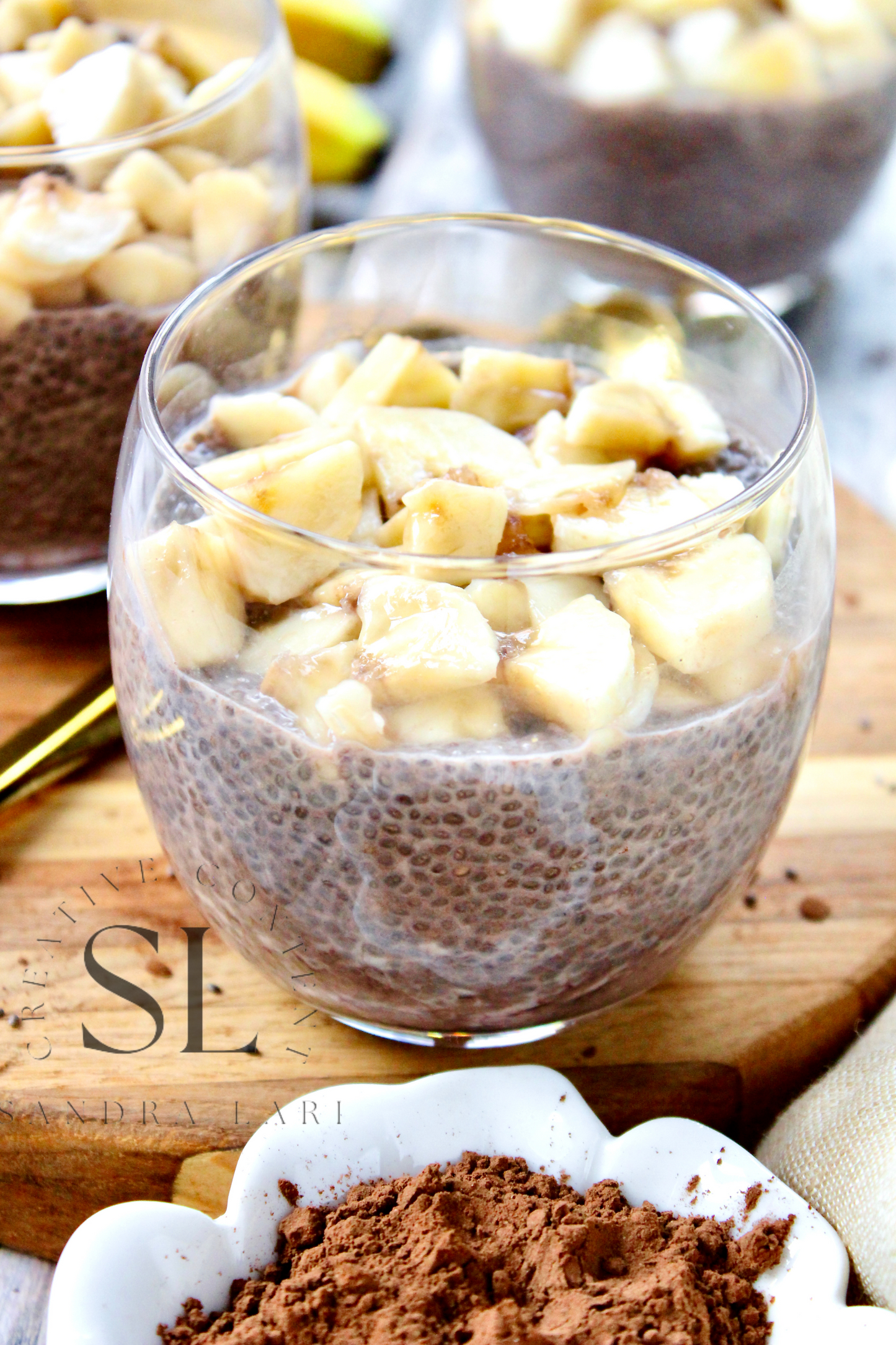 Banana Carob Chia Pudding - Exclusive