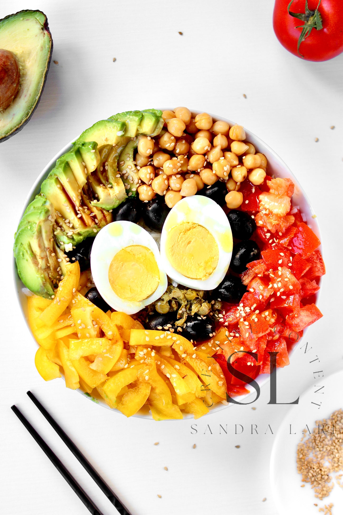 Vegetarian Mediterranean Poke Bowl - Exclusive