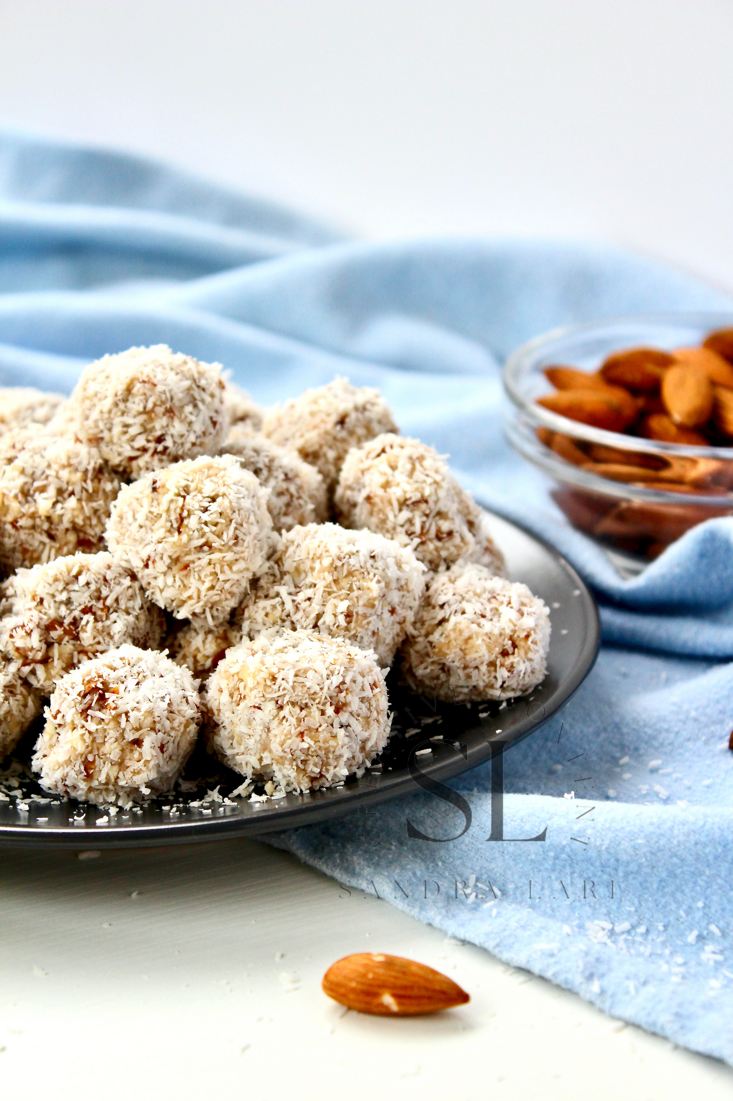 Healthy Raw Coconut Almond Bites - Set 2 of 3