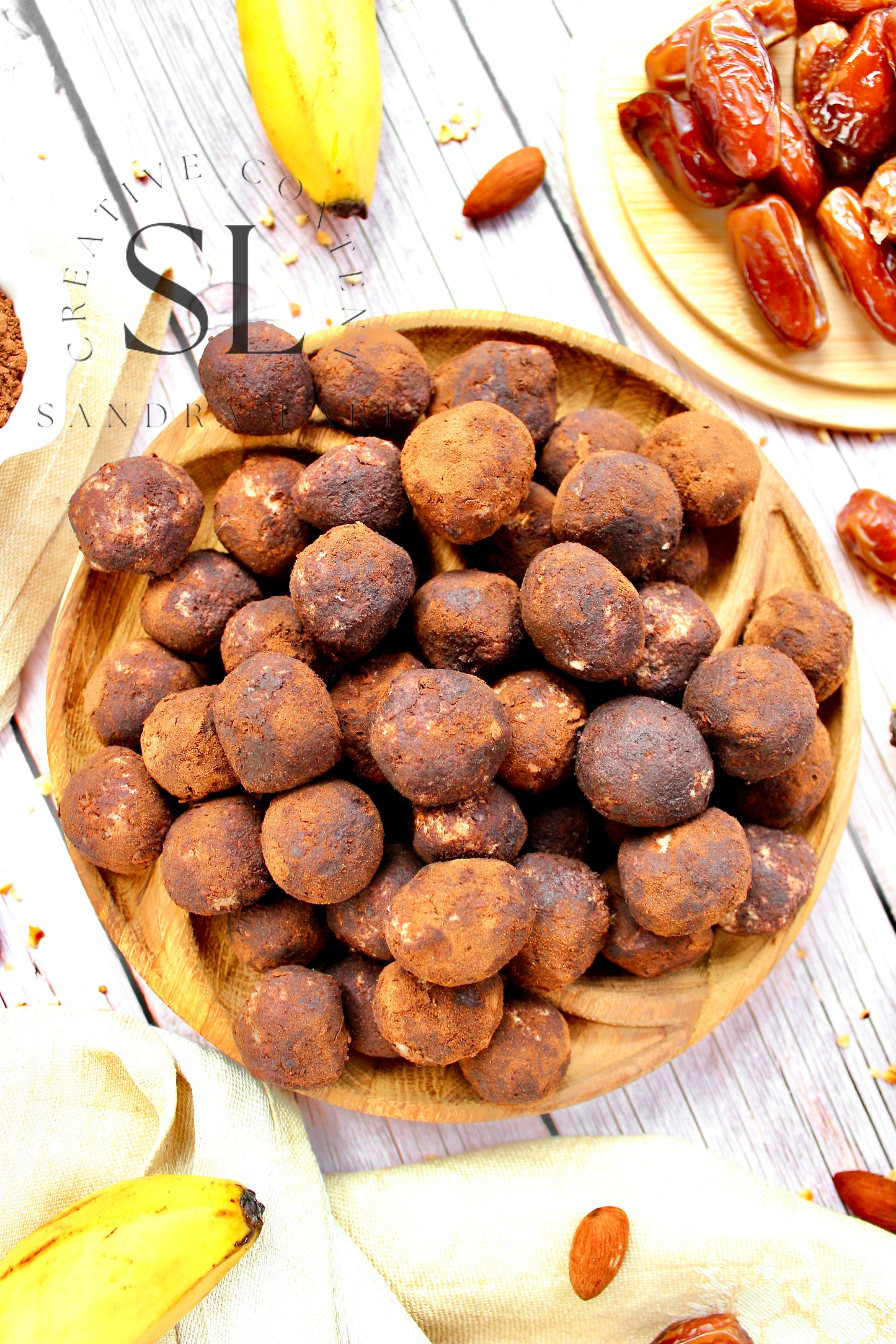 Raw Vegan Truffles Snack - Set 1 of 4