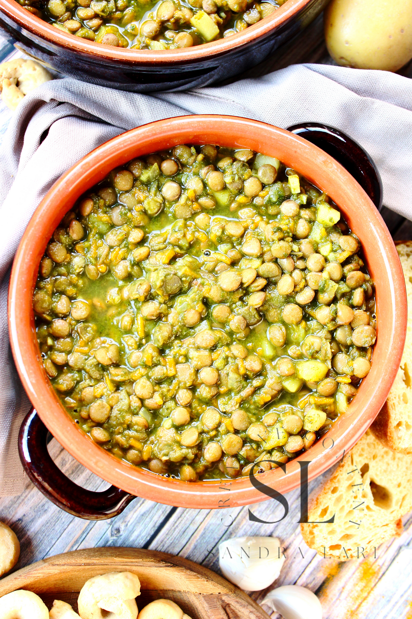Spinach Lentil Soup - Set 3 of 3