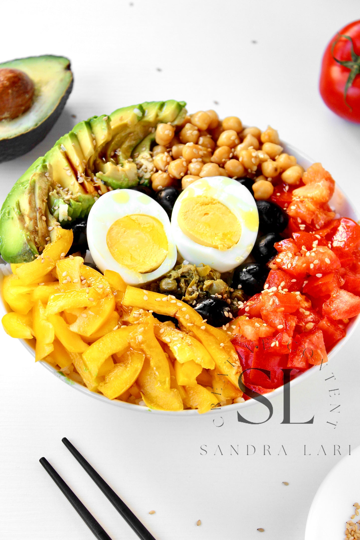 Vegetarian Mediterranean Poke Bowl - Exclusive