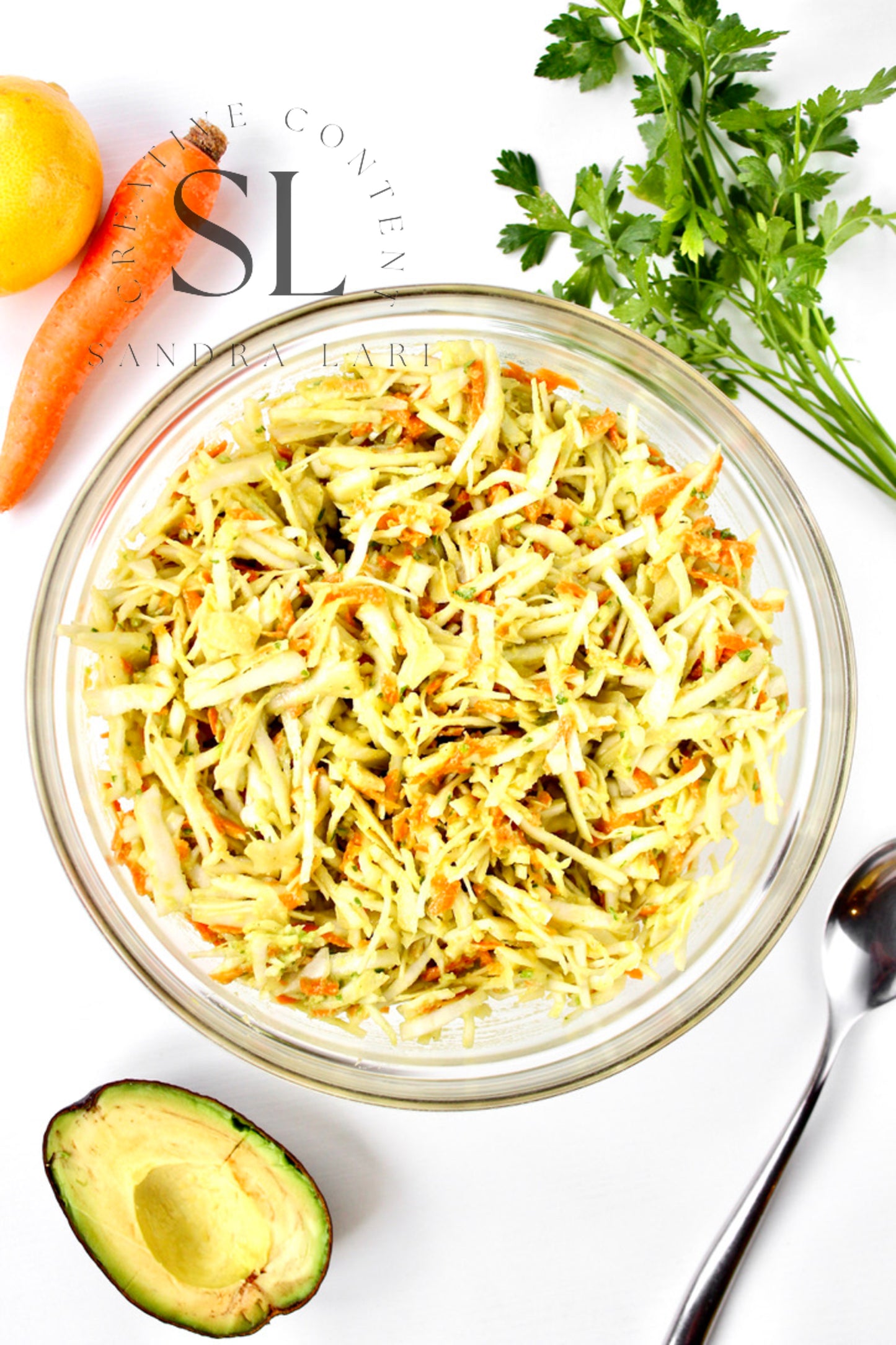 Creamy Avocado & Garlic Cabbage Salad - Exclusive