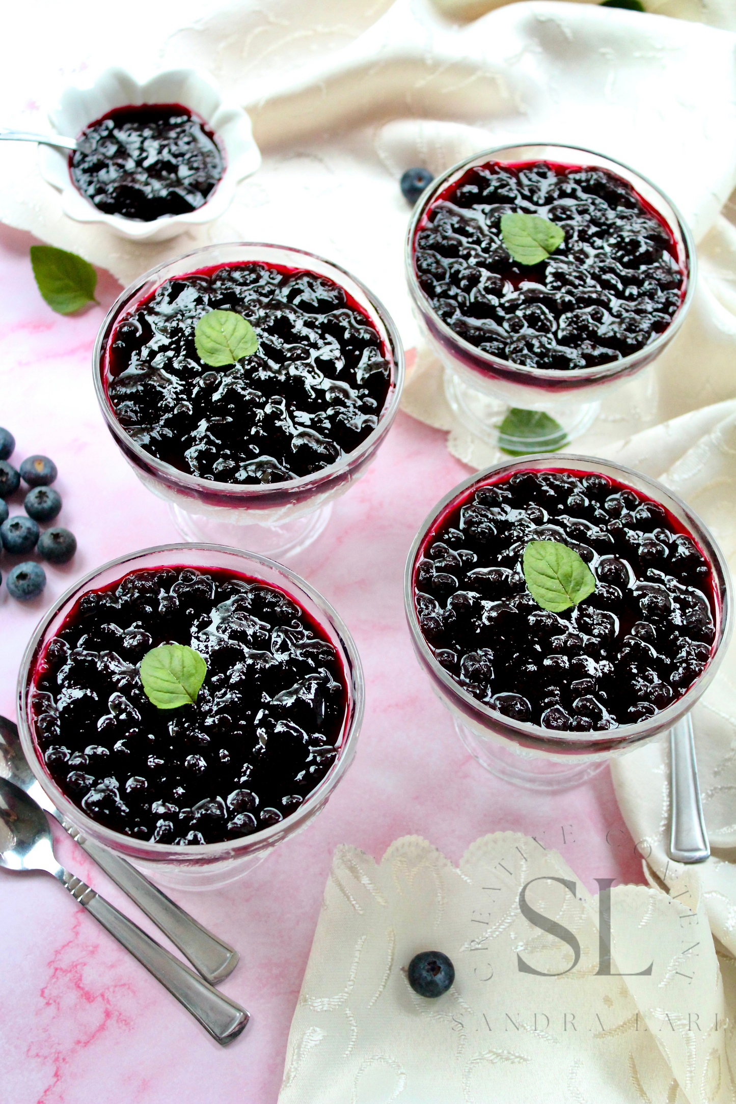 Healthy Blueberry Pudding Dessert - Exclusive