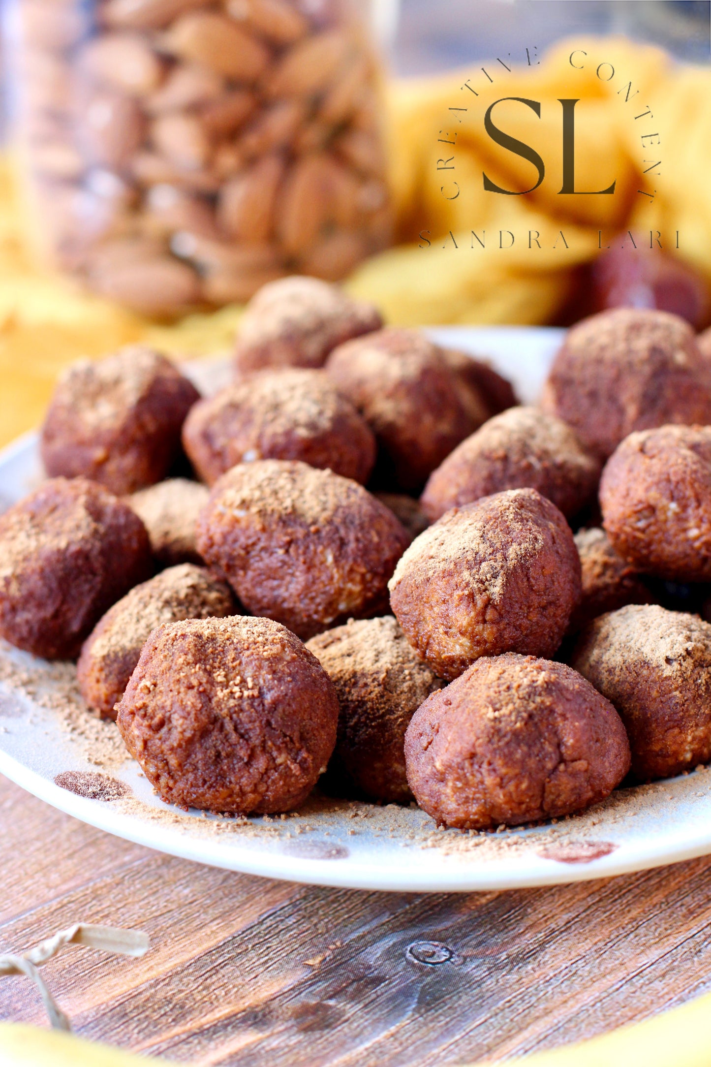 Raw Vegan Truffles Snack - Set 3 of 4
