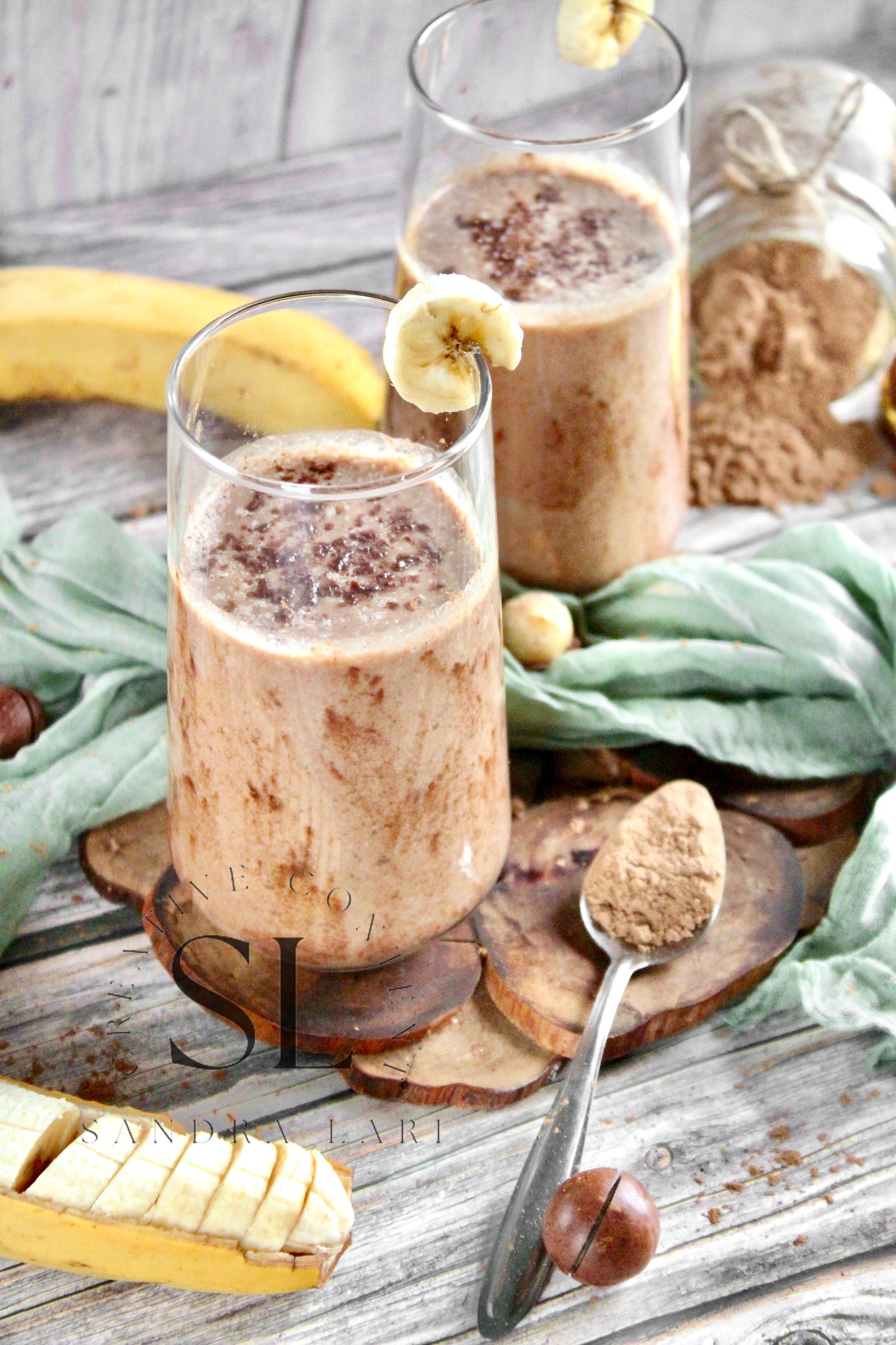 Luxury Raw Carob Smoothie - Set 4 of 4