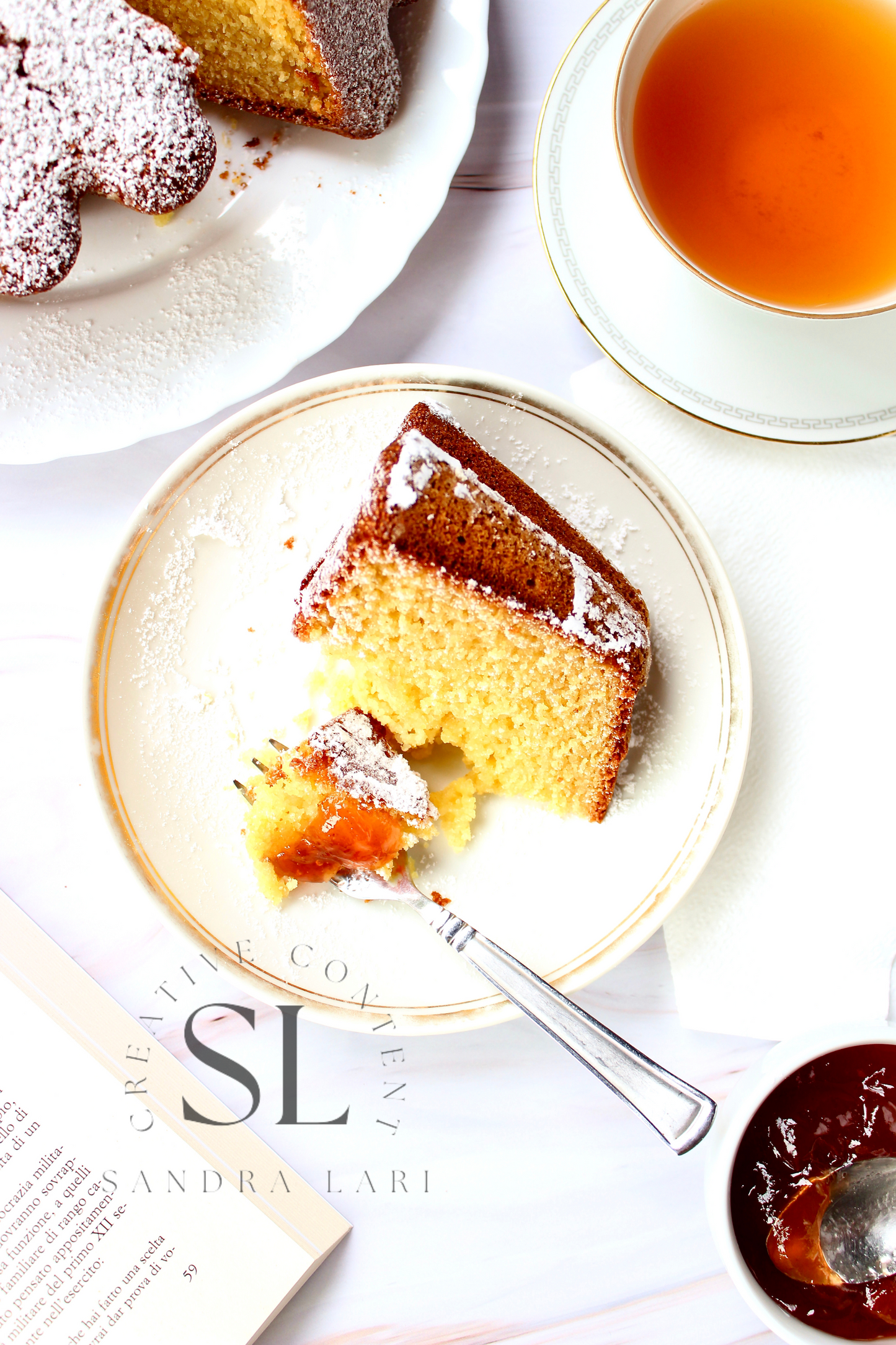 Healthy Eggless Semolina Cake Set 2 of 2