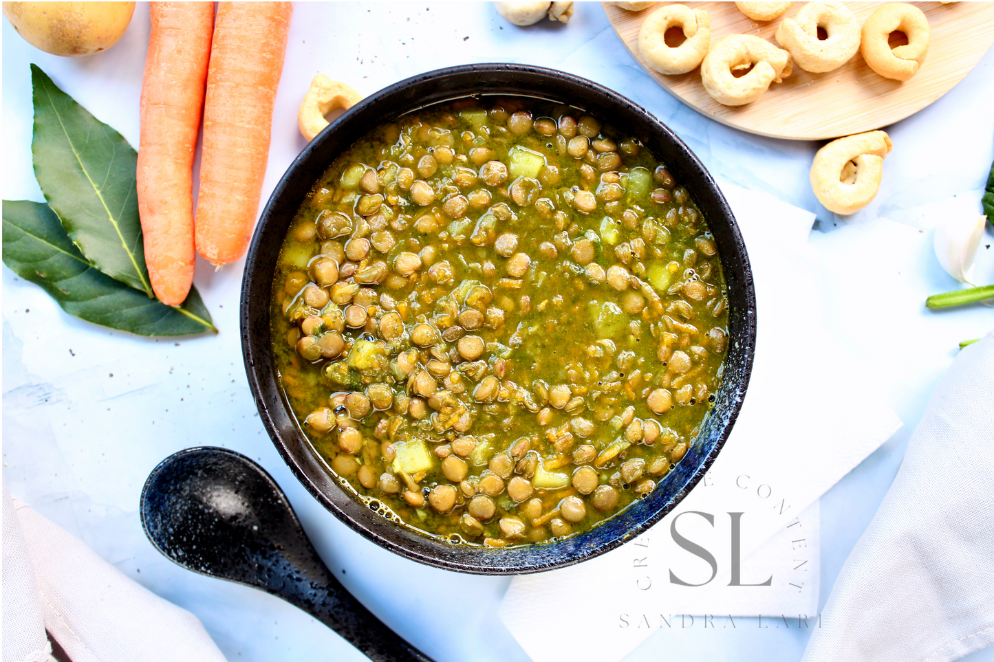 Spinach Lentil Soup - Set 1 of 3