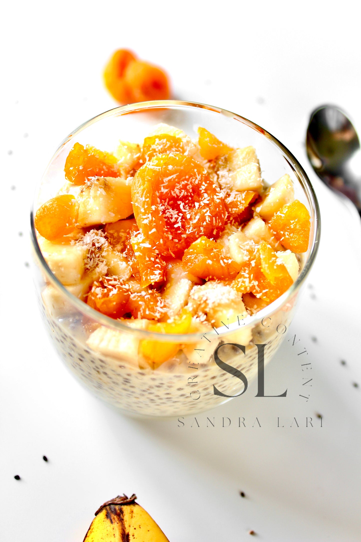 Dried Apricot Chia Pudding - Set 3 of 3
