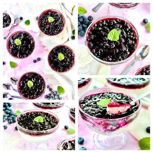 Healthy Blueberry Pudding Dessert - Exclusive