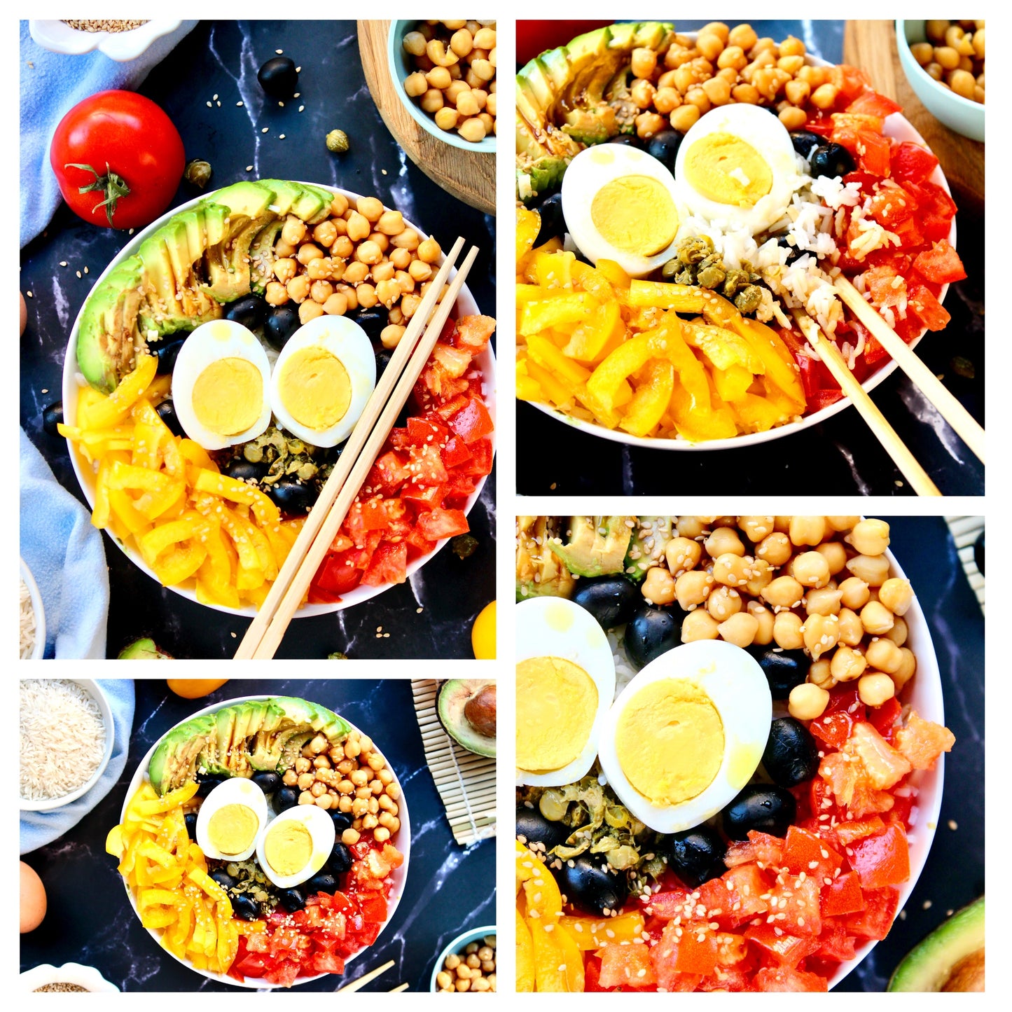 Vegetarian Mediterranean Poke Bowl - Exclusive