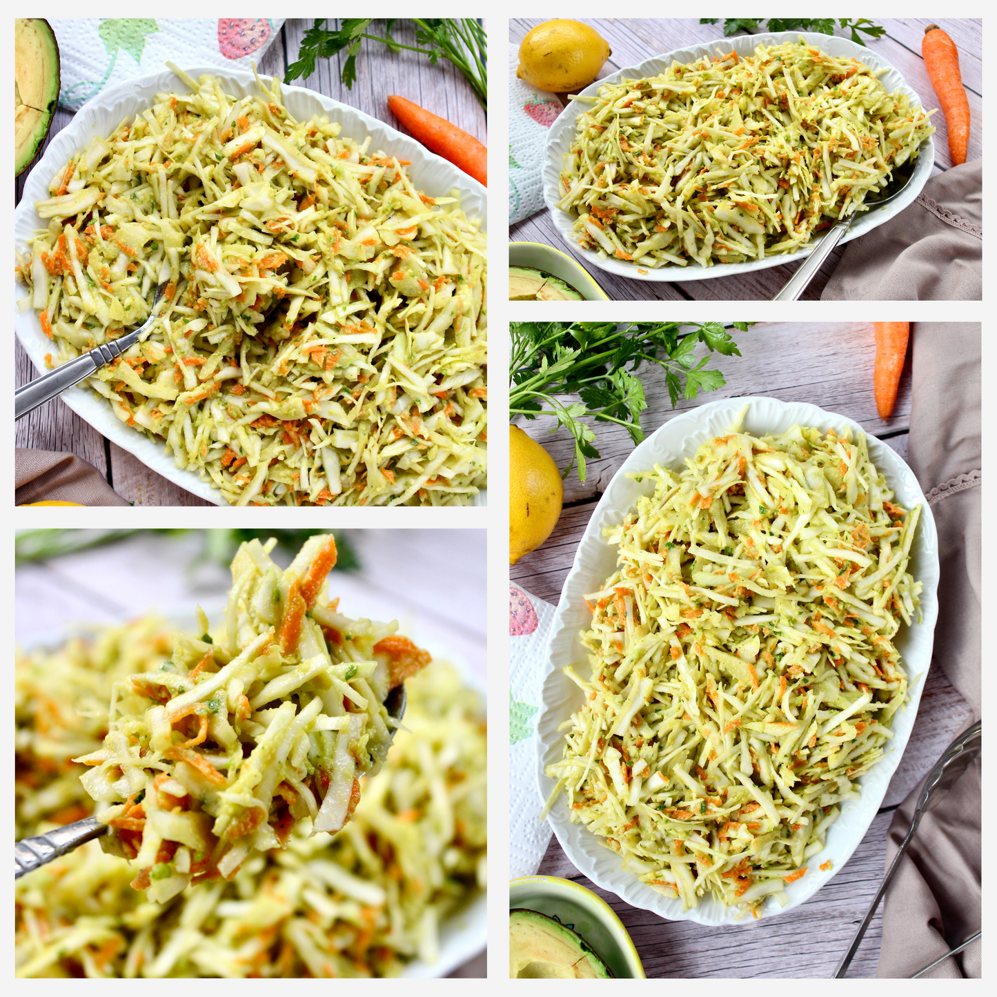 Spicy&Creamy Avocado Cabbage Salad - Exclusive