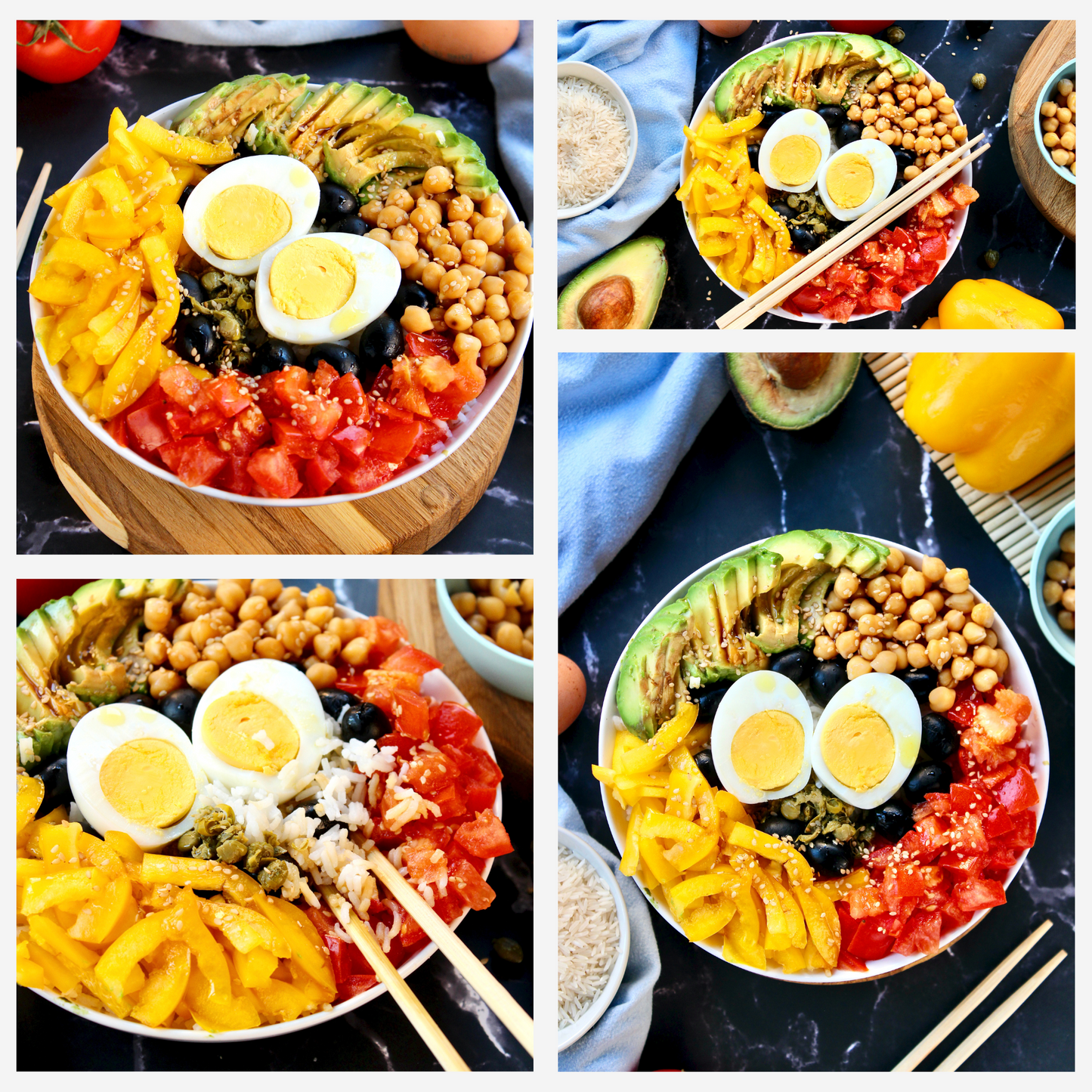 Vegetarian Mediterranean Poke Bowl - Exclusive